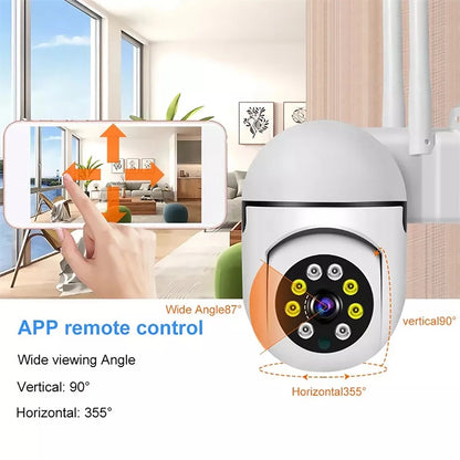 2.4Ghz & 5G Security Camera, 1080P Wireless Security Cameras Outdoor, 360 Degrees outside Surveillance Cameras for Home Security with Motion Detection, 2-Way Audio